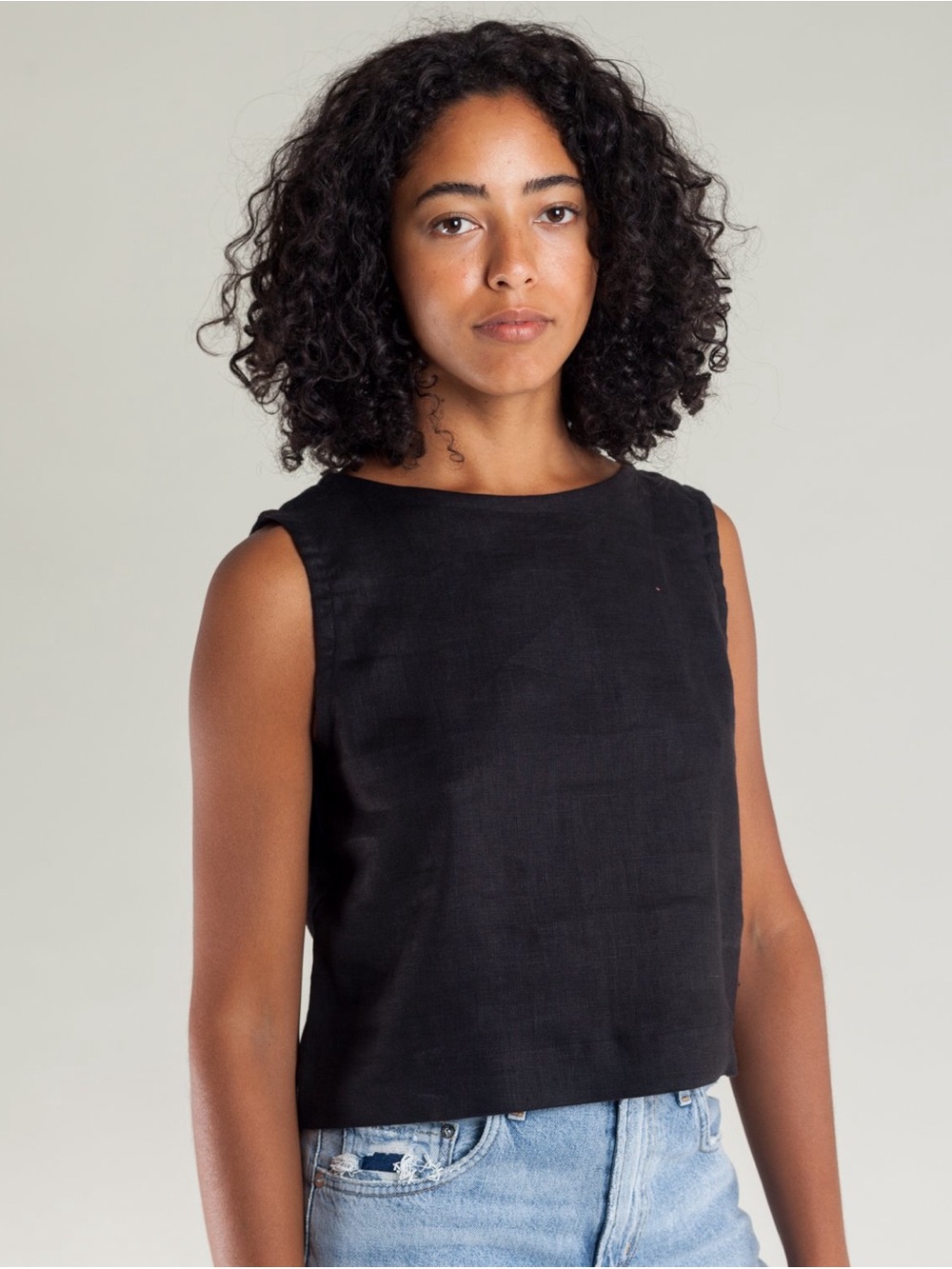Lou Linen Tank by Shelter